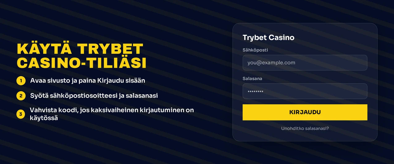 Tiliäsi sähköpostilla avaa.
